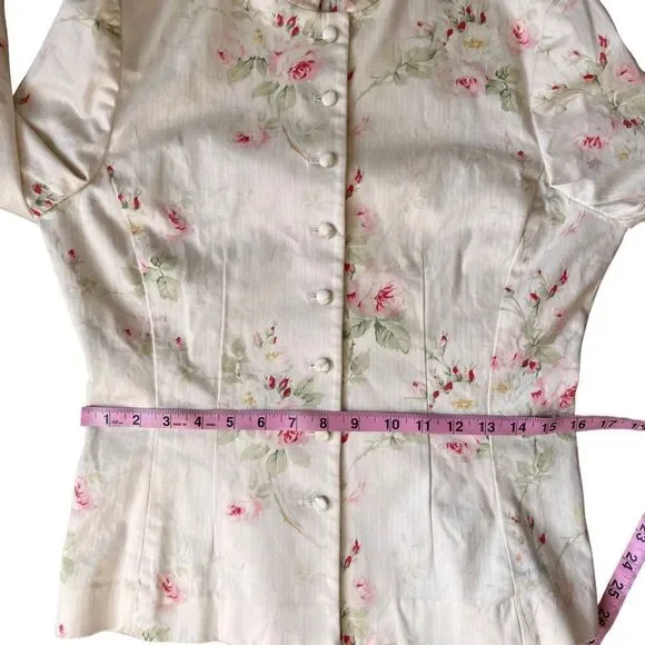 Lauren Ralph Lauren Westbury Antique Roses Blazer